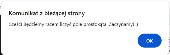 Nicole-Zadanie nr 3 JS Pole prostokąta