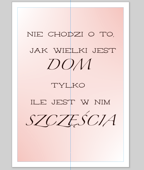 Praca domowa - plakat