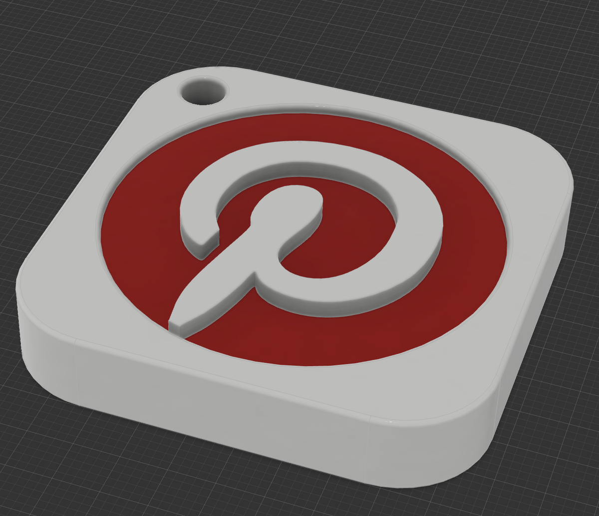 Projekt breloka z logo ulubionej aplikacji