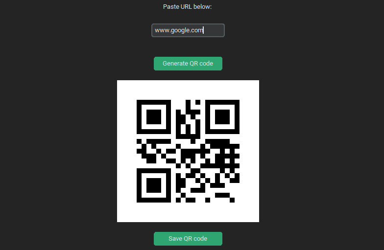 QR Code Generator with customtkinter - Eliza J.
