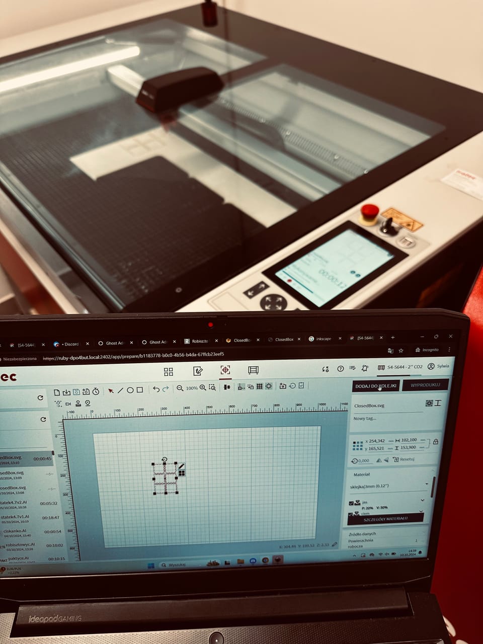 Dzien 1 - inkscape i laser