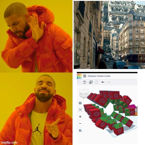 incepcja w wydaniu thinkercad
