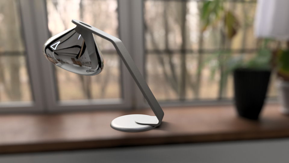 Praca domowa klosz do lampy -new render