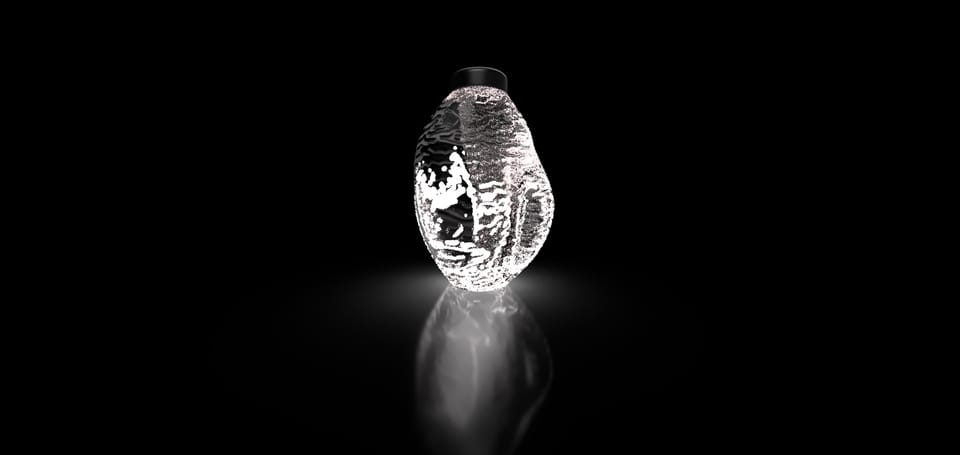 Projekt butelki - funkcja Loft -  rendery - kurs 3D (28.08)