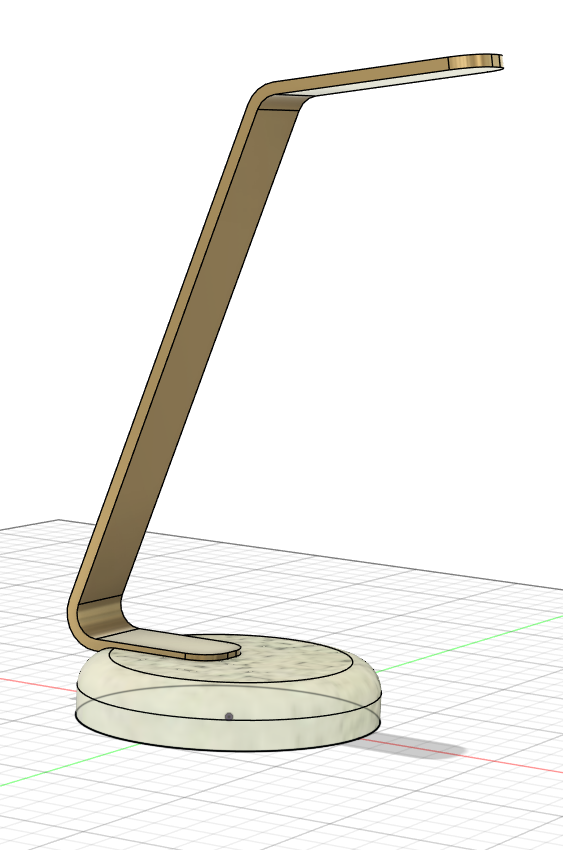 lampa - projektowanie parametryczne Fusion