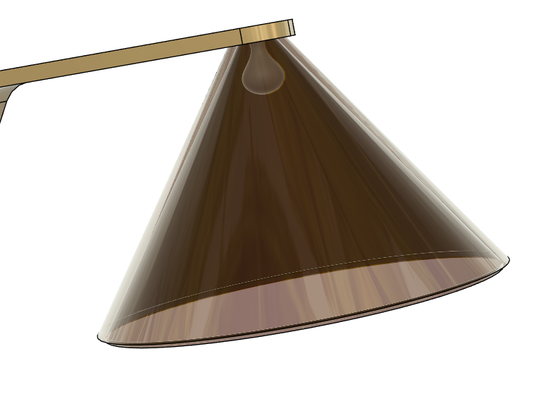 lampa - kontynuacja. revolve i klosz