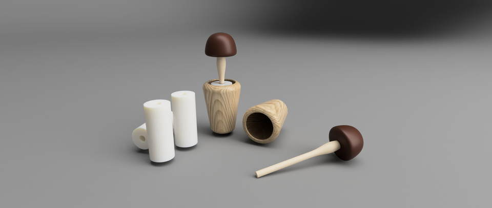 grzybowa szczotka do ubrań