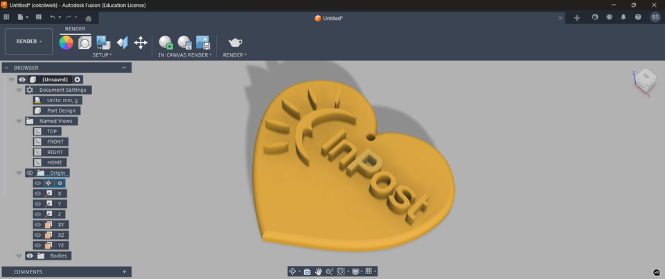 Walentynka dla Inpostu, czyli praca domowa